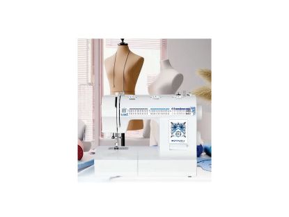 تصویر چرخ خیاطی درب دار حرفه ای زنیت مدل 1451